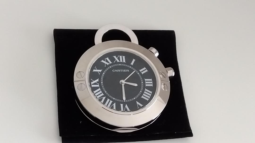 カルティエ トラベルクロック サントス 置時計 ジャンク