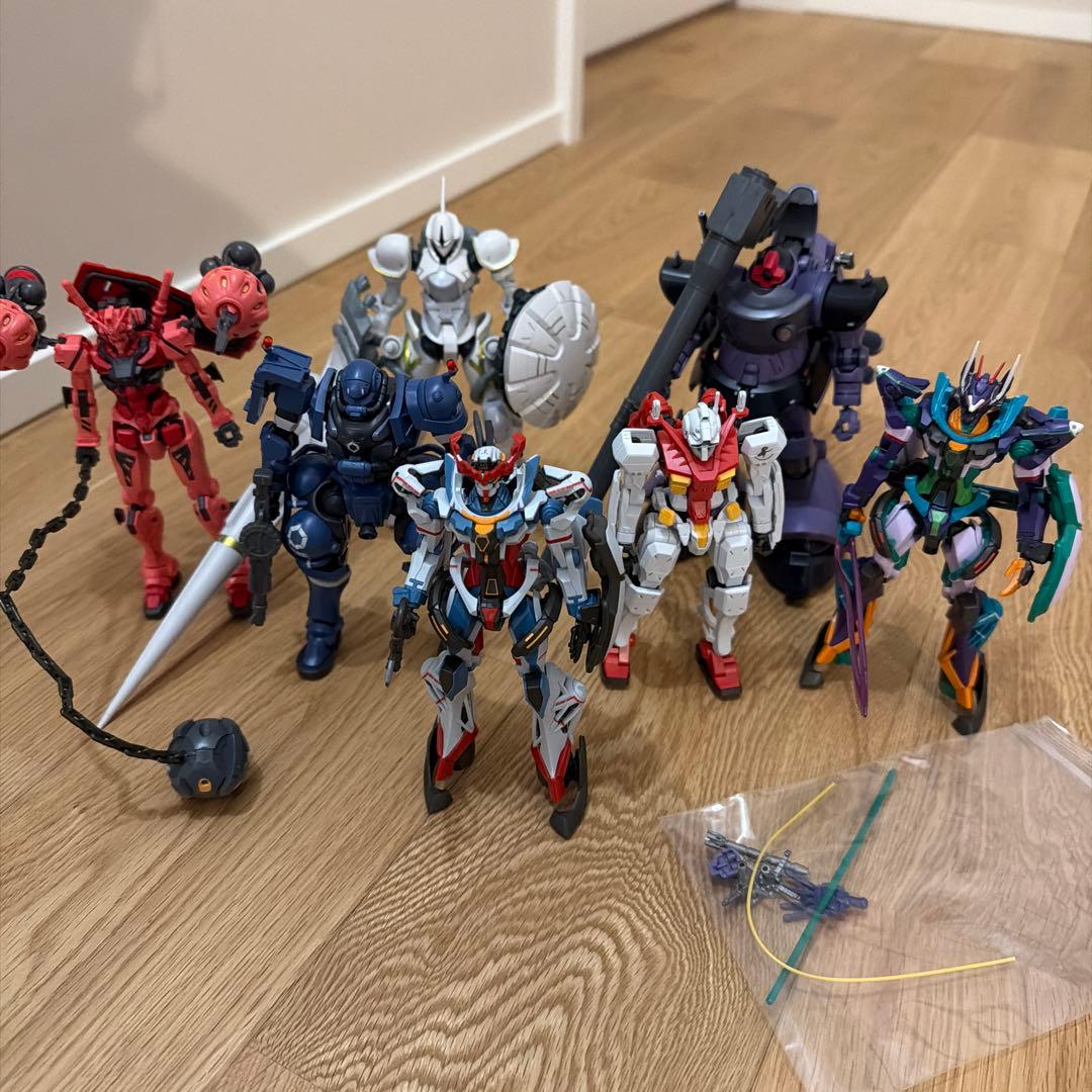 【組立済】HG ジークアクス 7体セット