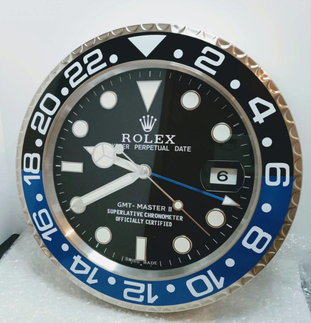 新品未使用　GMTマスターII バットマン　掛け時計　拡大鏡　非売品