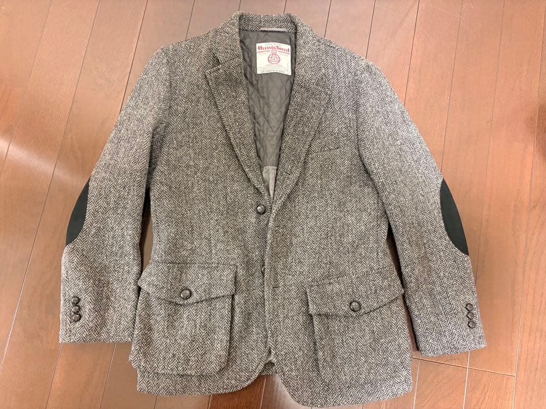 ド*ク様 Harris Tweed ヘリンボーンブレザー