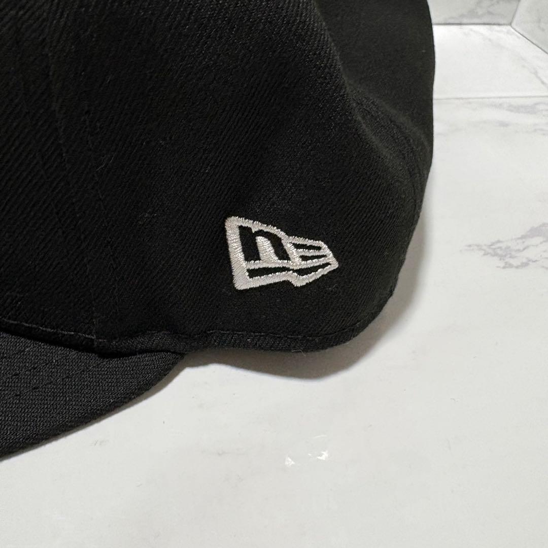 y011715 Supreme×NEW ERA コラボキャップ　ブラック59.6
