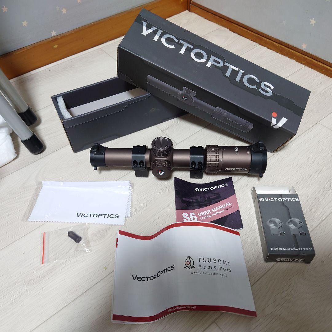 サ*ク様 VictOptics S6 Burnt Brown 1-6x24