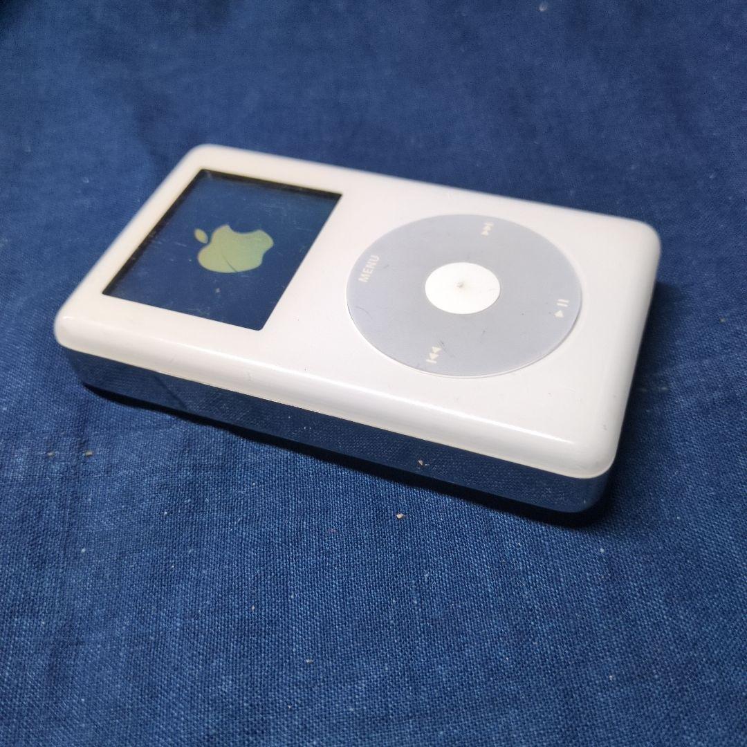 動作品　iPod Classic　60GB A1099　カラー液晶　白と金属