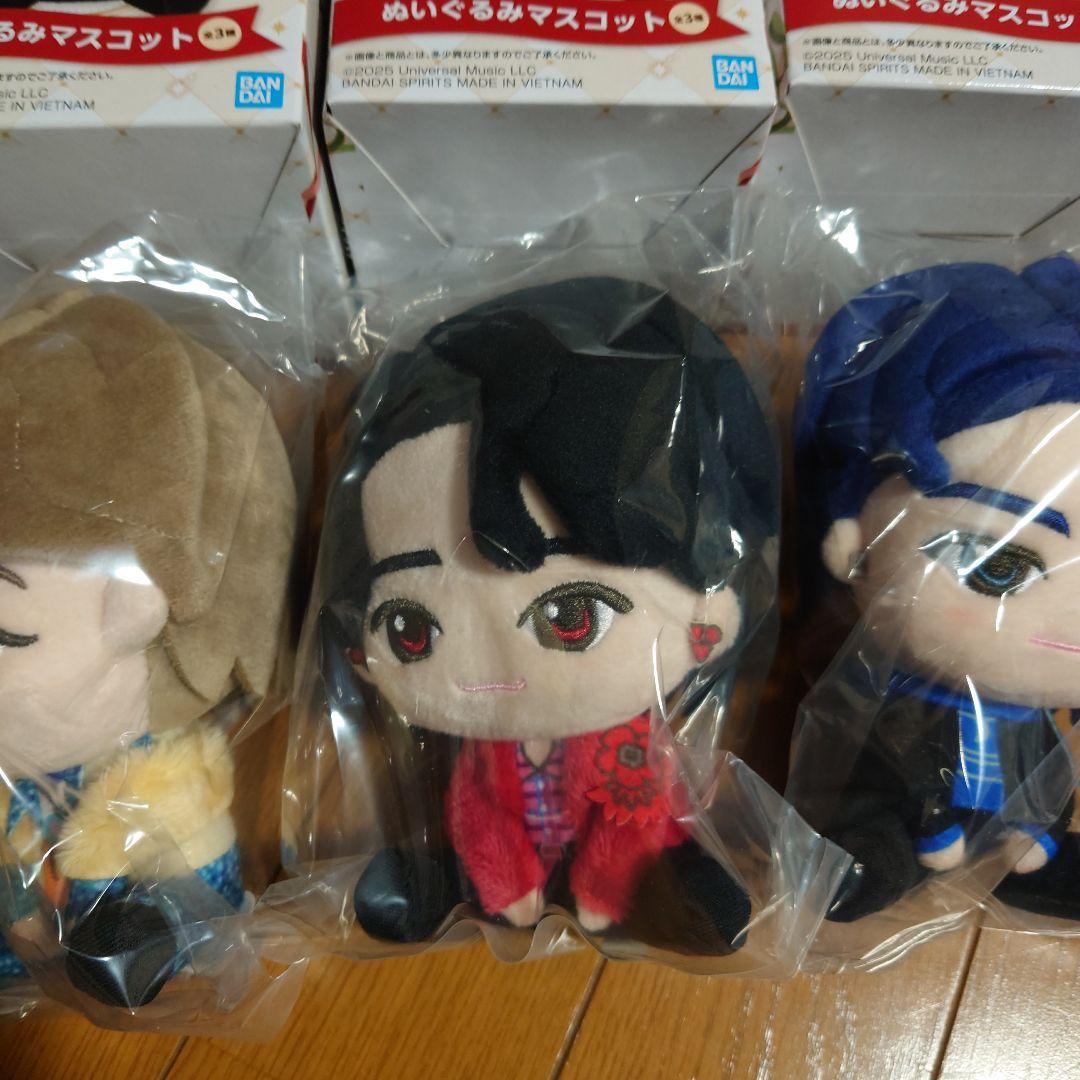 ミセスグリーンアップル 一番くじ A賞 ぬいぐるみマスコット3種