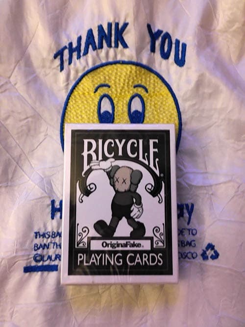 （たーなか）OriginalFake KAWS Playing Card黒