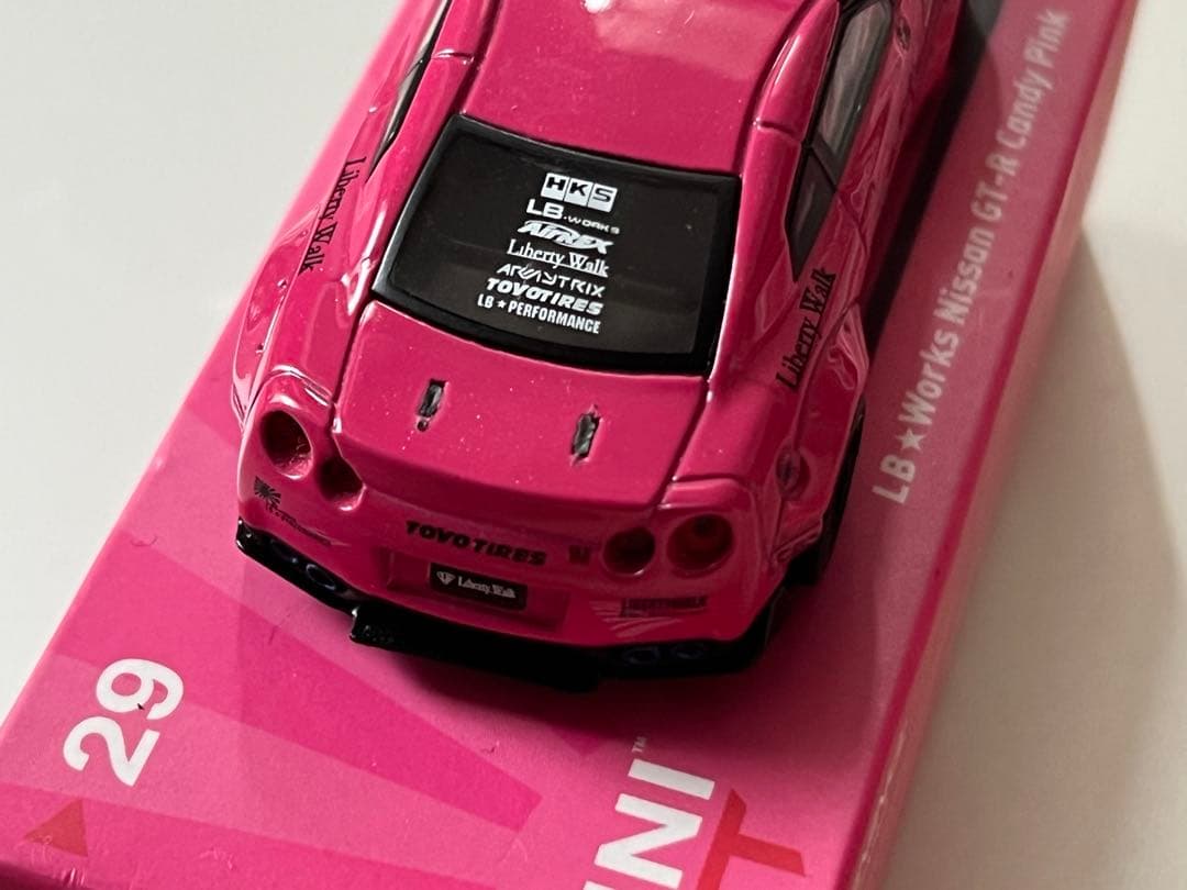 MiNiGT 29 LBworks GTR candy pink ジャンク品