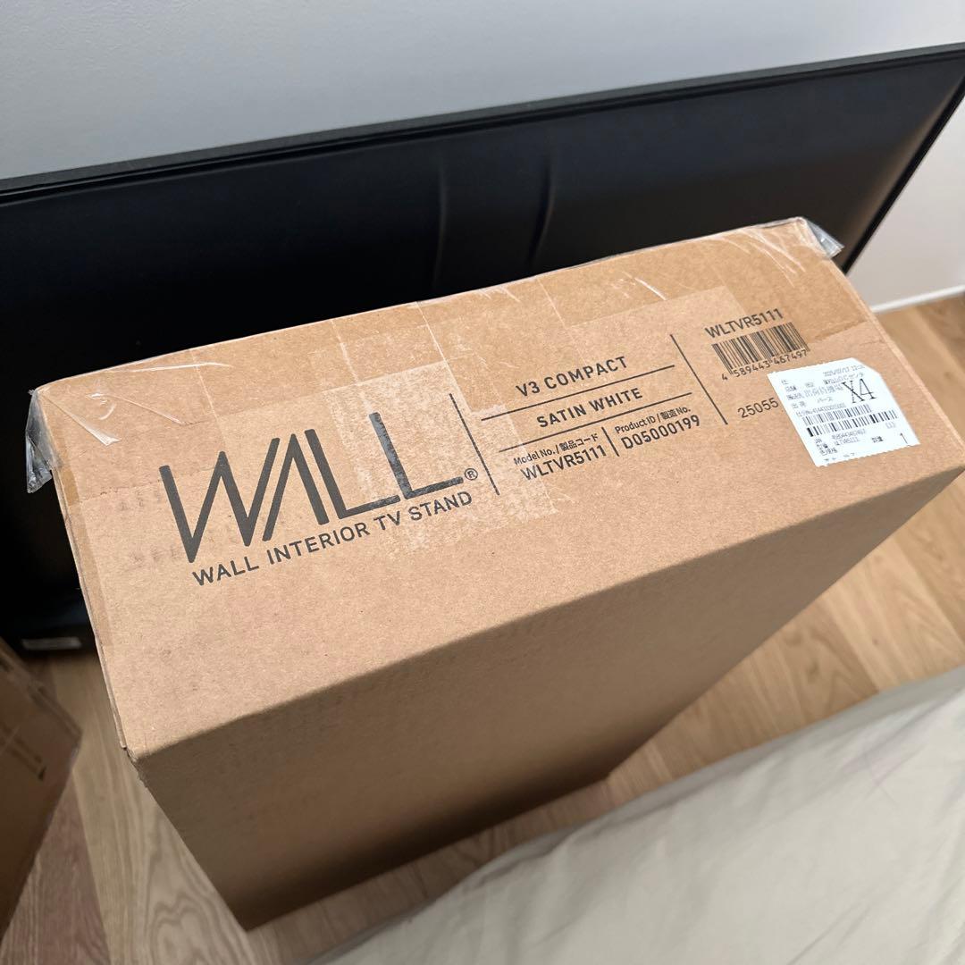 WALLテレビスタンド V3 COMPACT サテンホワイト WLTVR5111