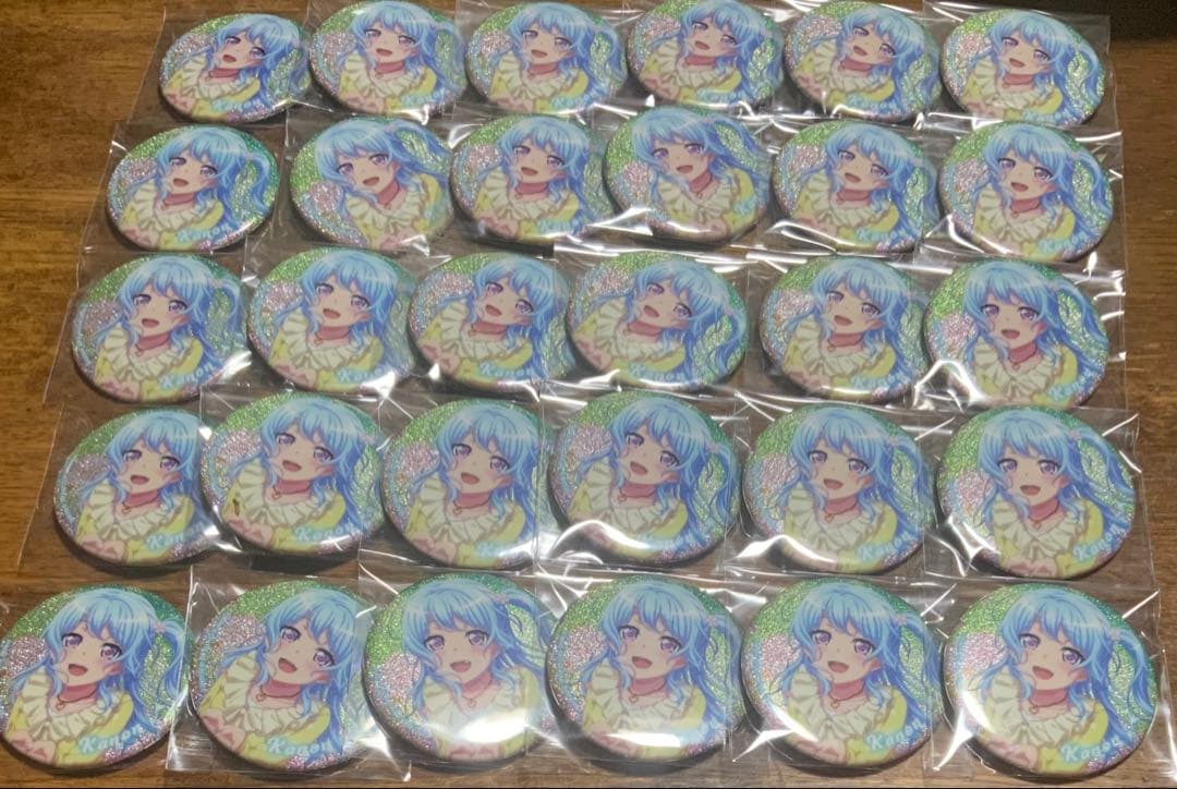 バンドリ 松原花音 マルイ キラキラ 缶バッジ 30点セット