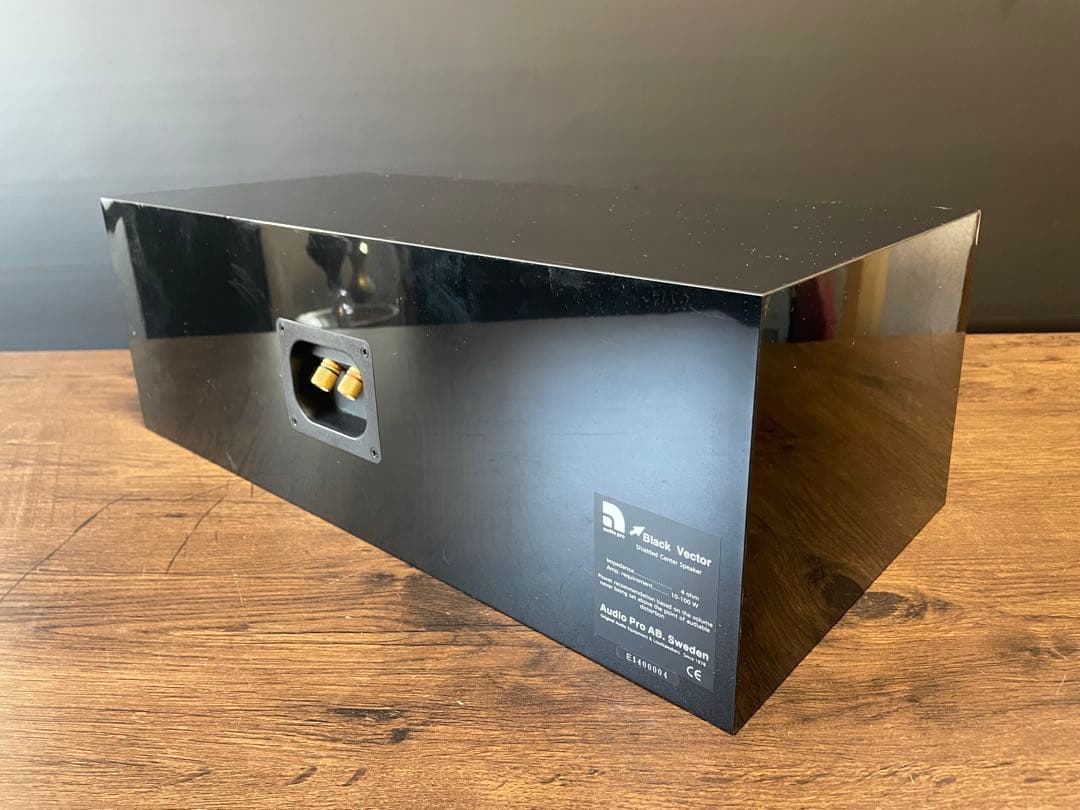 センタースピーカー audio pro black vector