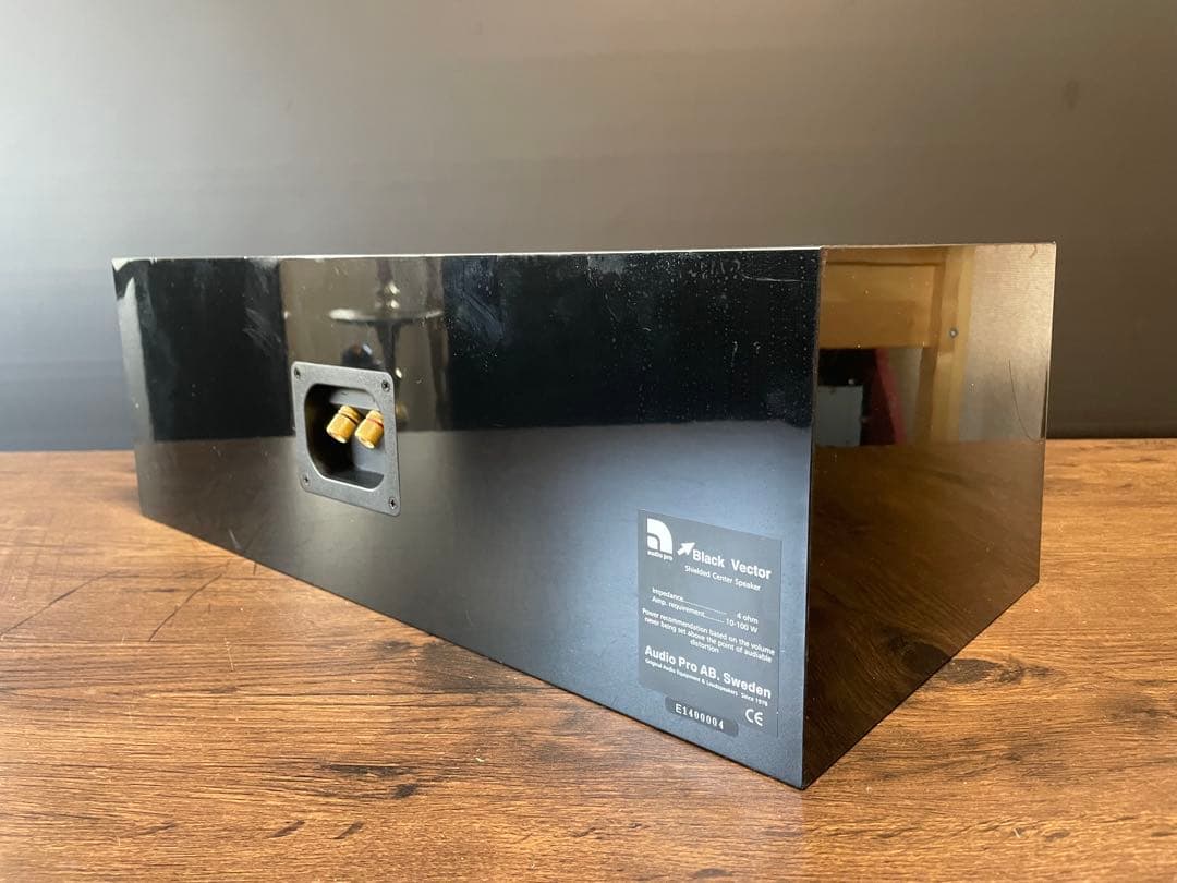 センタースピーカー audio pro black vector