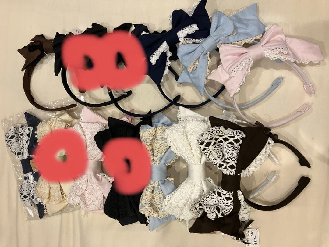 星屑さま専用 靴下とカチューシャ5点セット