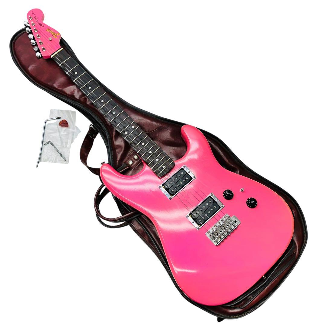 TOMSON ピンク色　エレキギター