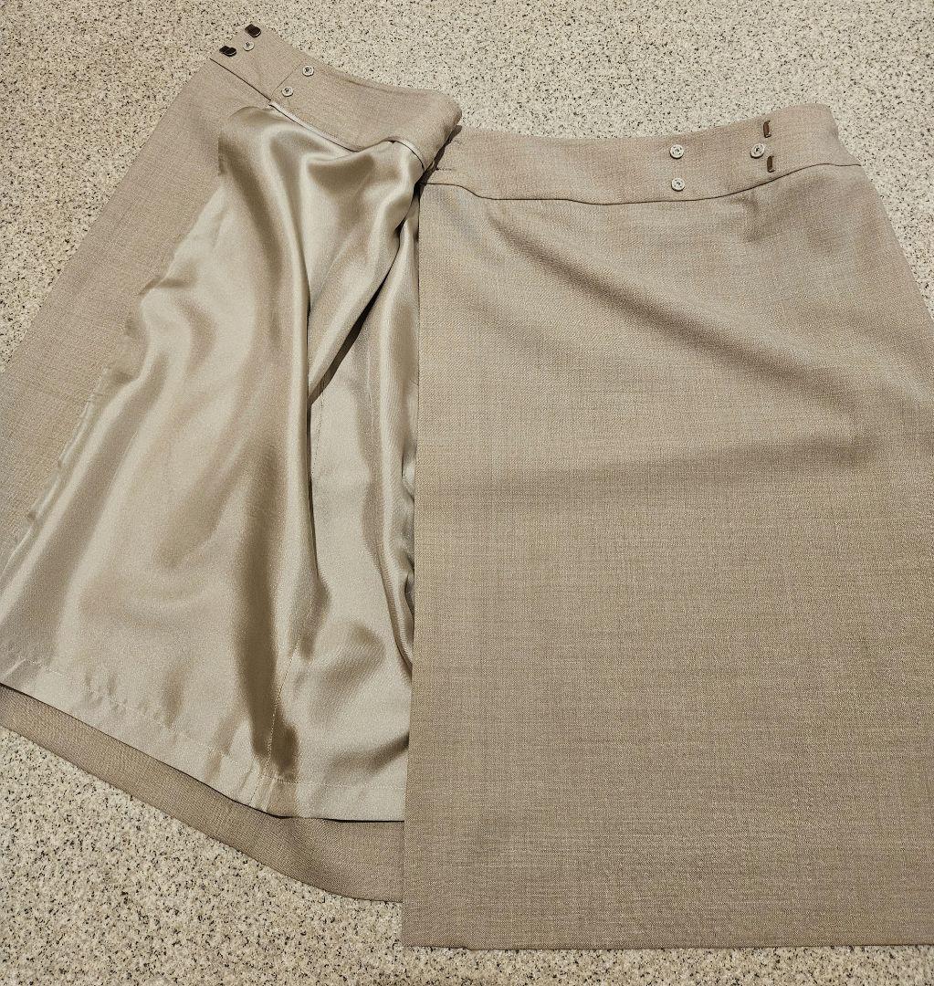 HERMÈS ベージュ スカート サイズ38