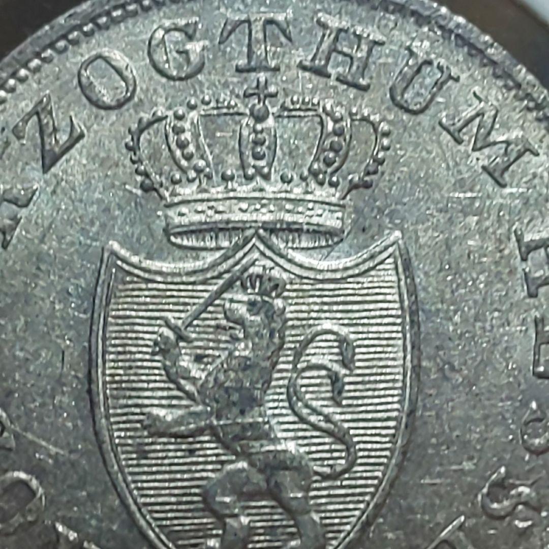 ヘッセン大公国 1826年 6 Kreuzer 銀貨