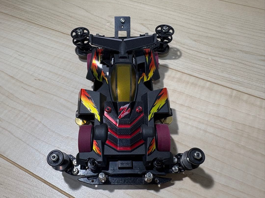 せ*ー様 ネオトライダガーzmc msフレキ カーボンスペシャル　ミニ四駆　完成