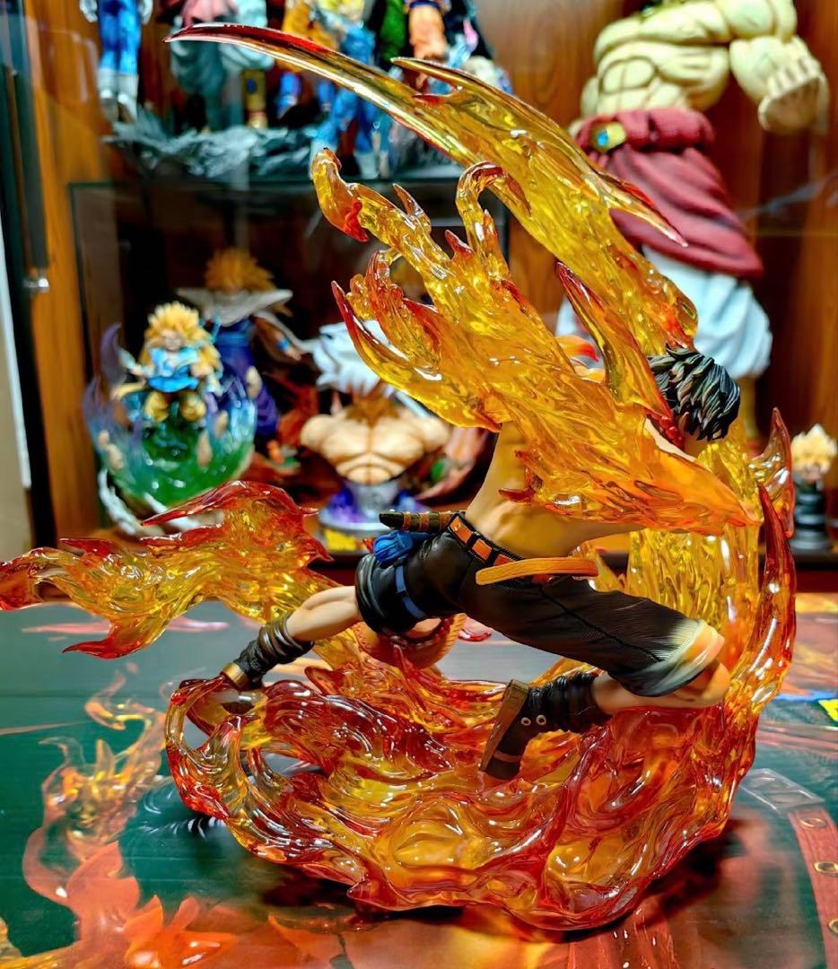 ワンピース 火拳のエース ガレージキット ガレキ スタチューX①⑦