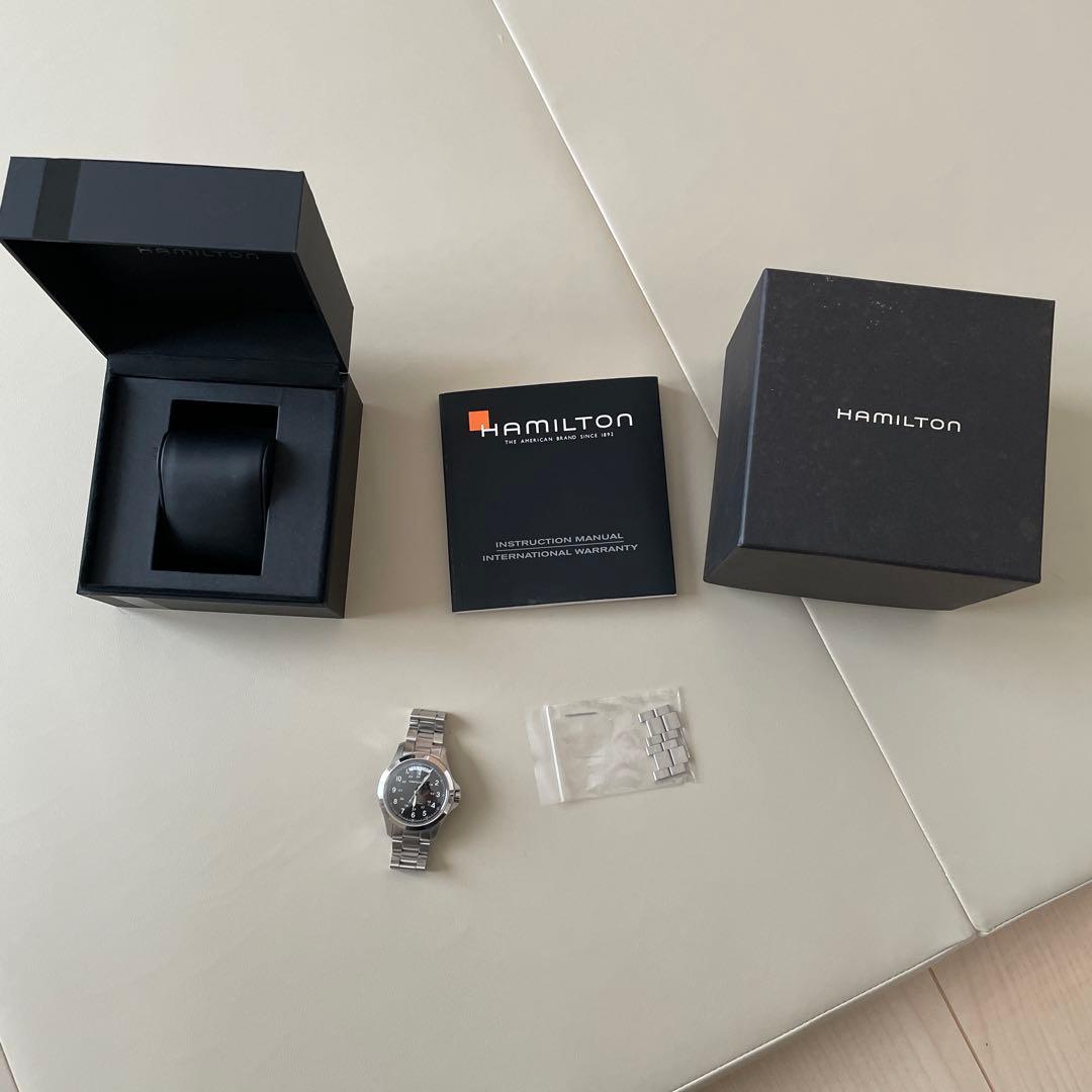 HAMILTON 自動巻き時計 グレー