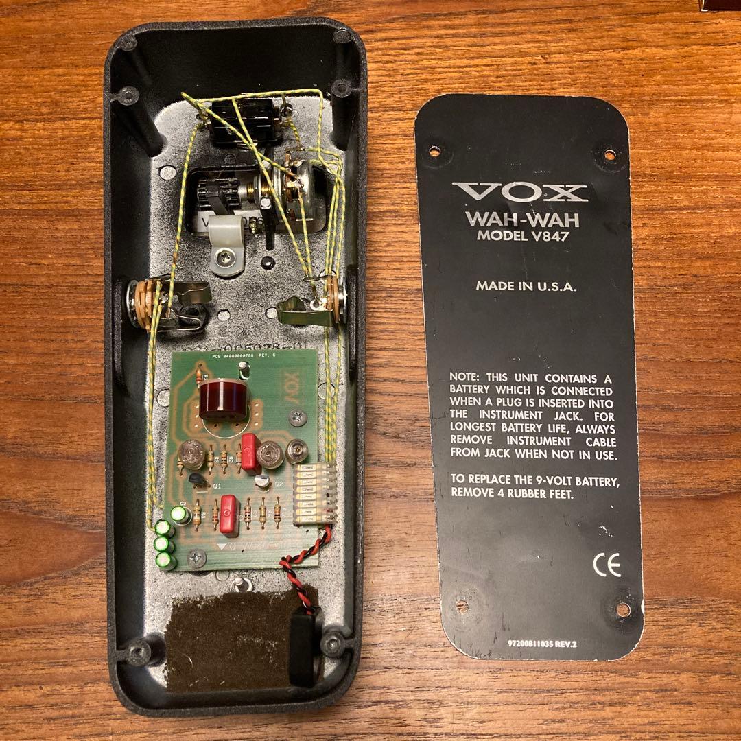 Vox V847 made in USA mod ワウペダル