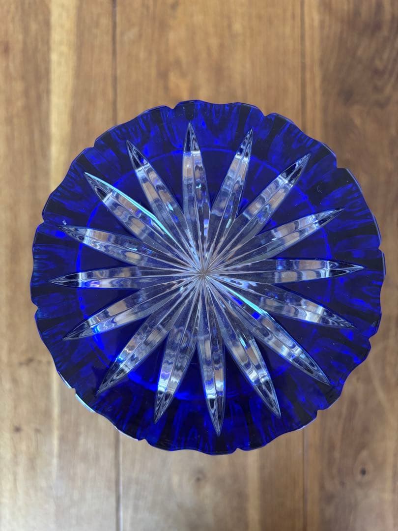 新品 ドレスデンクリスタルガラス花瓶