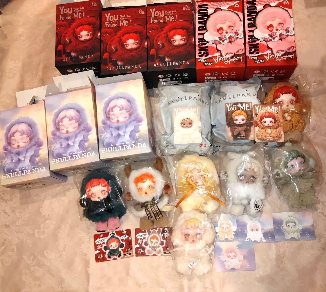 正規品★POPMART★スカルパンダ★レア込み９体★ぬいぐるみペンダント★花園
