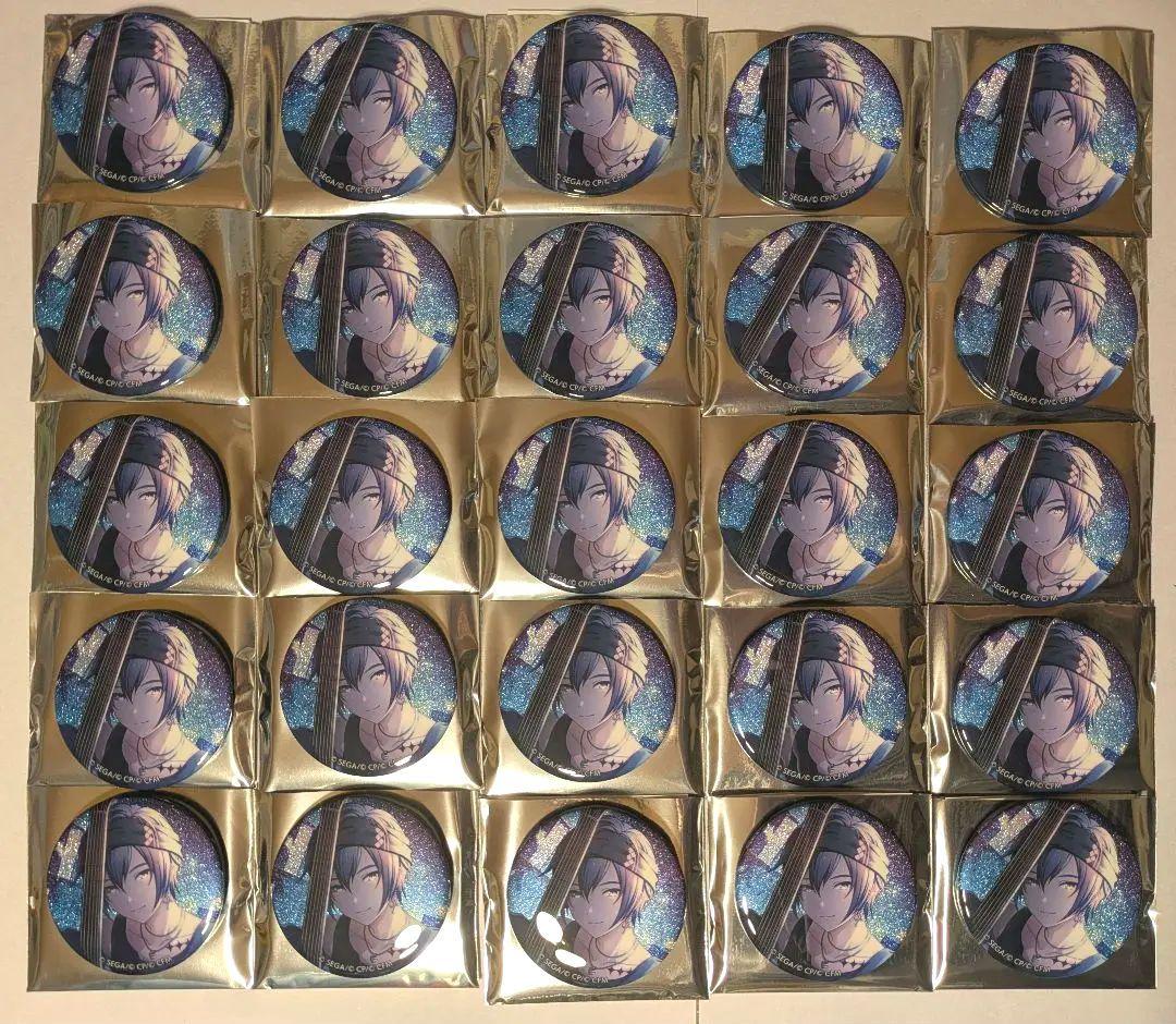 プロセカ KAITO レオニカイト グリ缶 グリッター缶バッジ