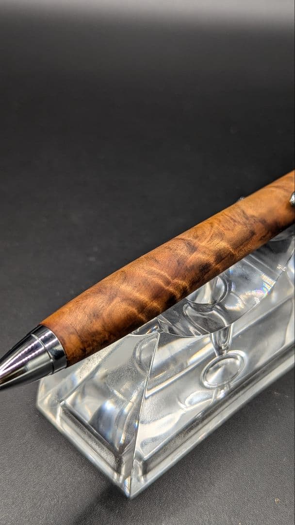 253ペン工房翌檜　屋久杉　光明杢　木軸シャーペン　木軸ボールペン