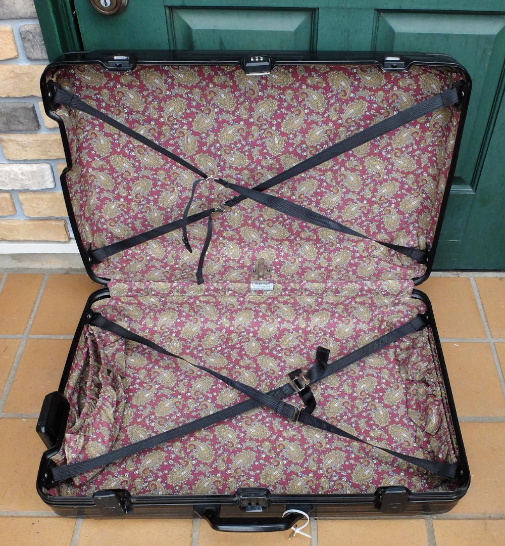 RIMOWAリモワ『サンバ・ノヴァ』プルタブ 2輪トロリー 66L 艶黒 レア