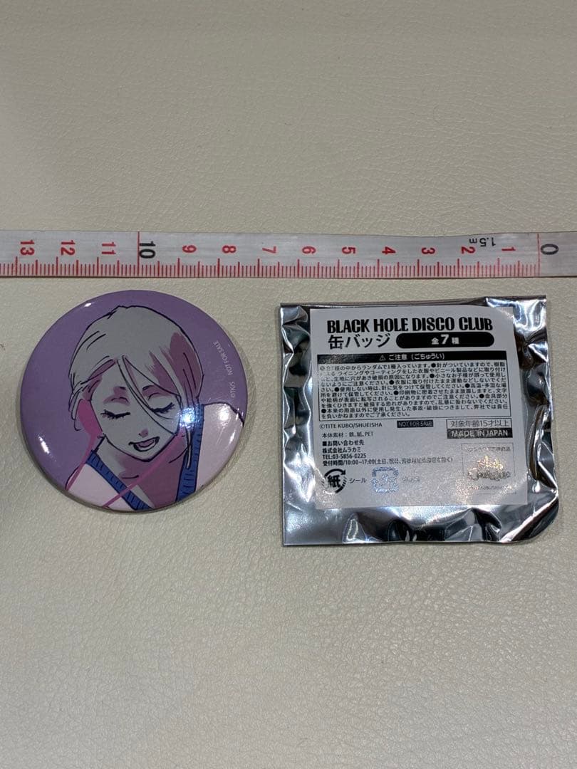 BLEACH BHDC DISCO ブリーチ　ファン クラブ缶バッジ　朽木ルキア