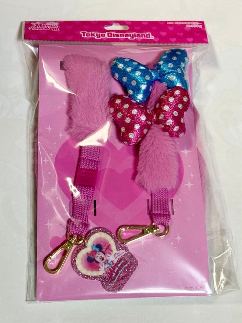 ミニーパルパルーザ　ぬいぐるみバッジスマホアクセサリー