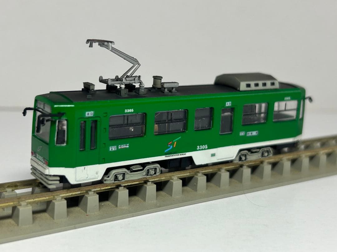 フジミ模型 札幌市電 3300形 N化完成品