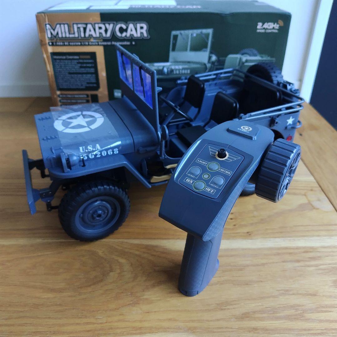 【MASU】JEEP Military 1/10 RTR ジープ グレー
