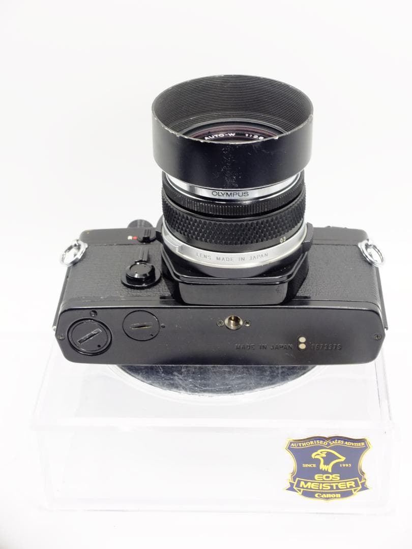 【実写確認整備品】オリンパスOM1ブラック／Gズイコー35mmf2.8フード付