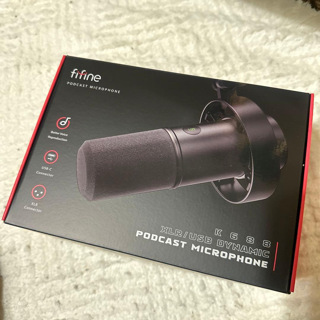 FIFINE ダイナミックポットキャストマイク  AmpliTank K688