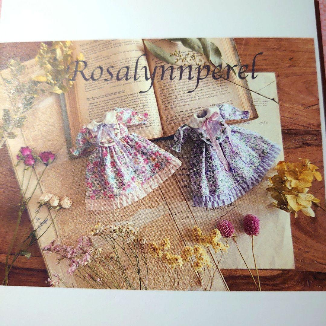 ロザリンペルレ様オリジナルキット花柄刺繍ワンピース　2サイズ　2カラー　セット