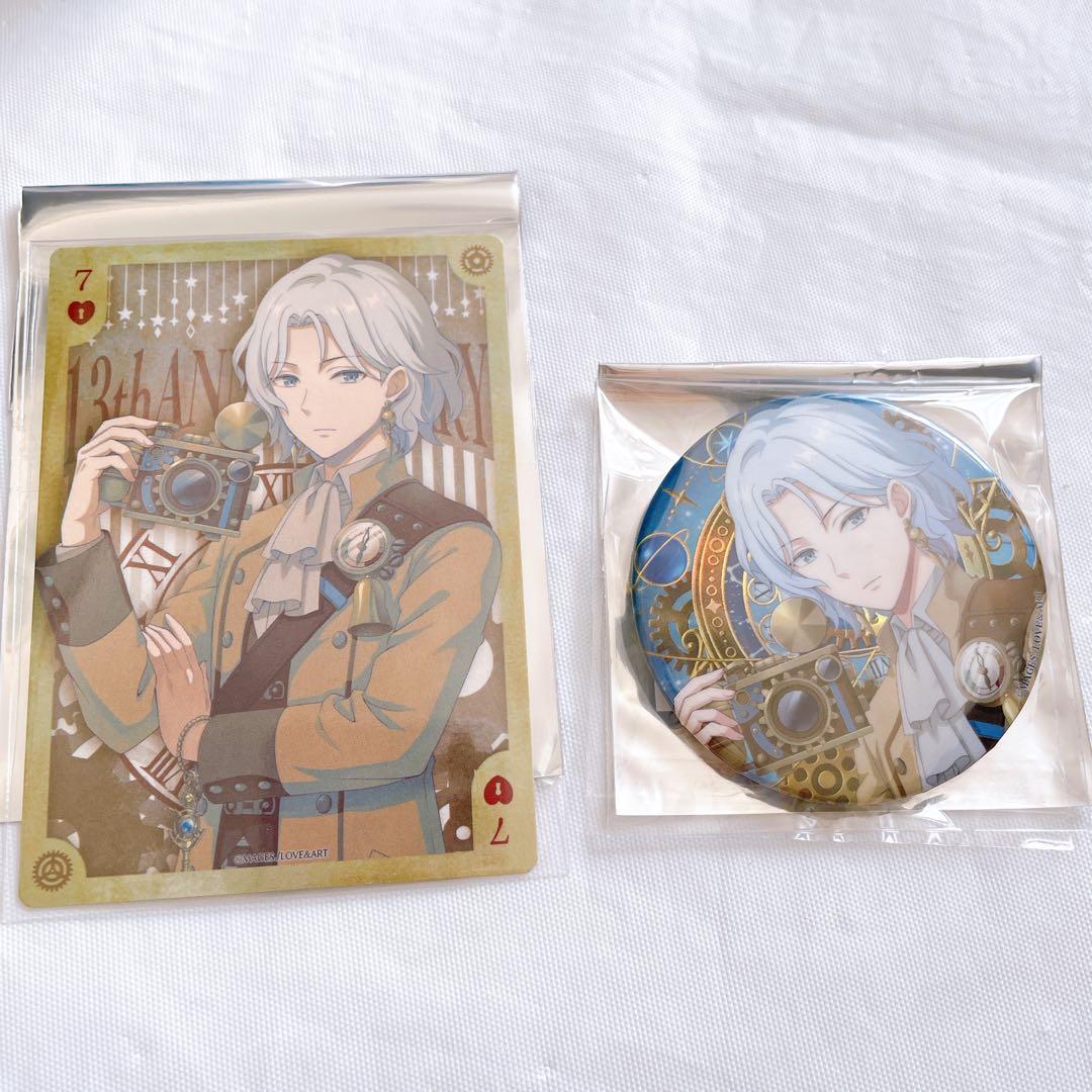 めいこい　明治東京恋伽　13周年　桃介　購入特典カード　缶バッジ