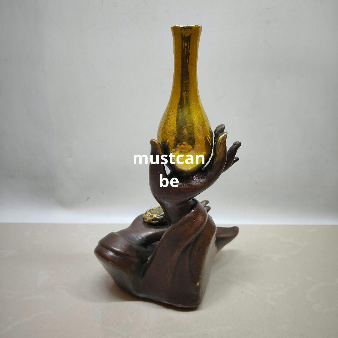 銅器 仏手倒流香 香道具 客間 茶室 薫香炉 装飾品 工芸品 置物