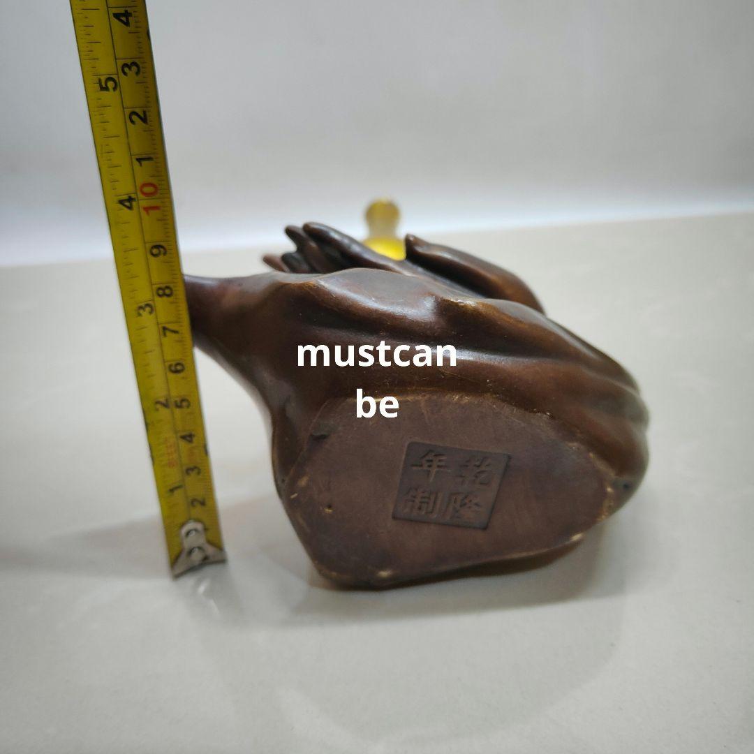 銅器 仏手倒流香 香道具 客間 茶室 薫香炉 装飾品 工芸品 置物