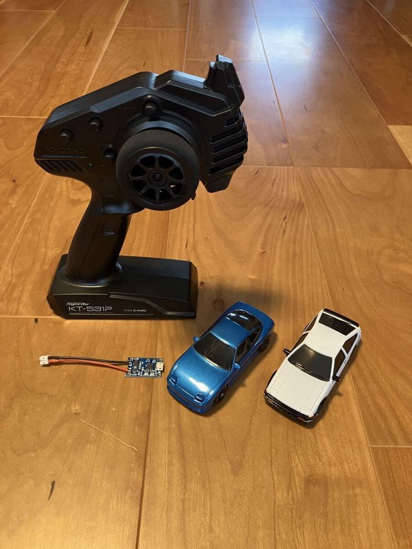 ドリフトパッケージナノ 180SX トレノ ミニッツ 基盤改造 2.4GHz