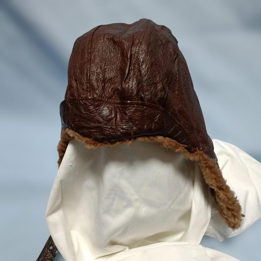 日本海軍冬用飛行帽と飛行眼鏡（実物)