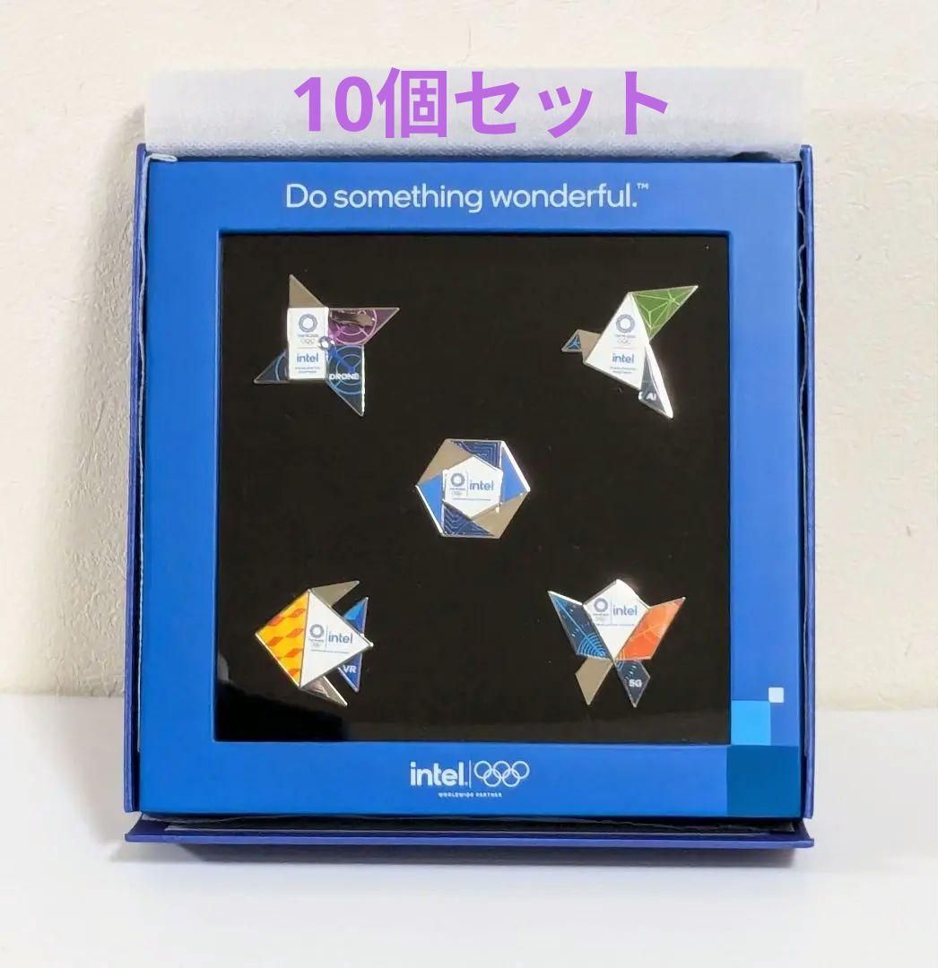 東京 2020 オリンピック　Intel社　五輪　ピンバッジ　10個セット