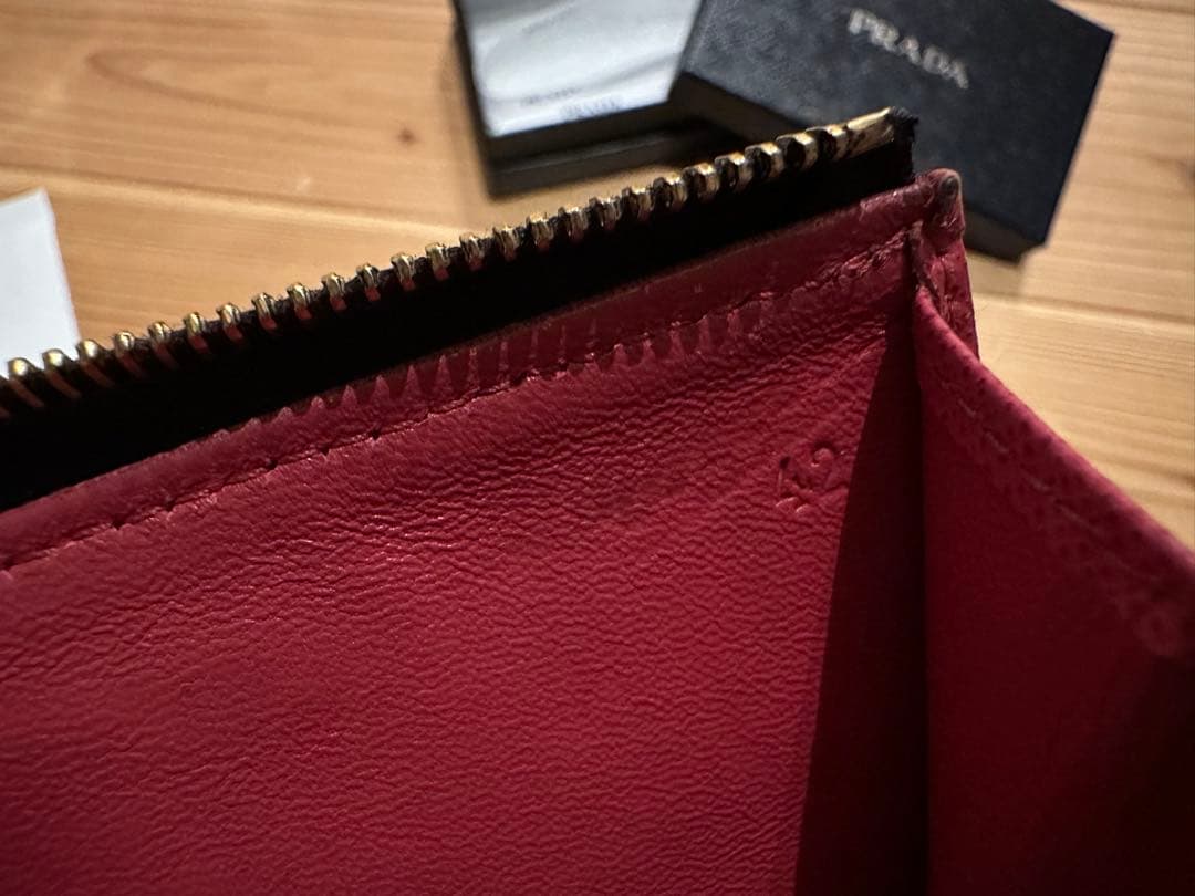 超美品！PRADA ブラック ケース　キーリング付き