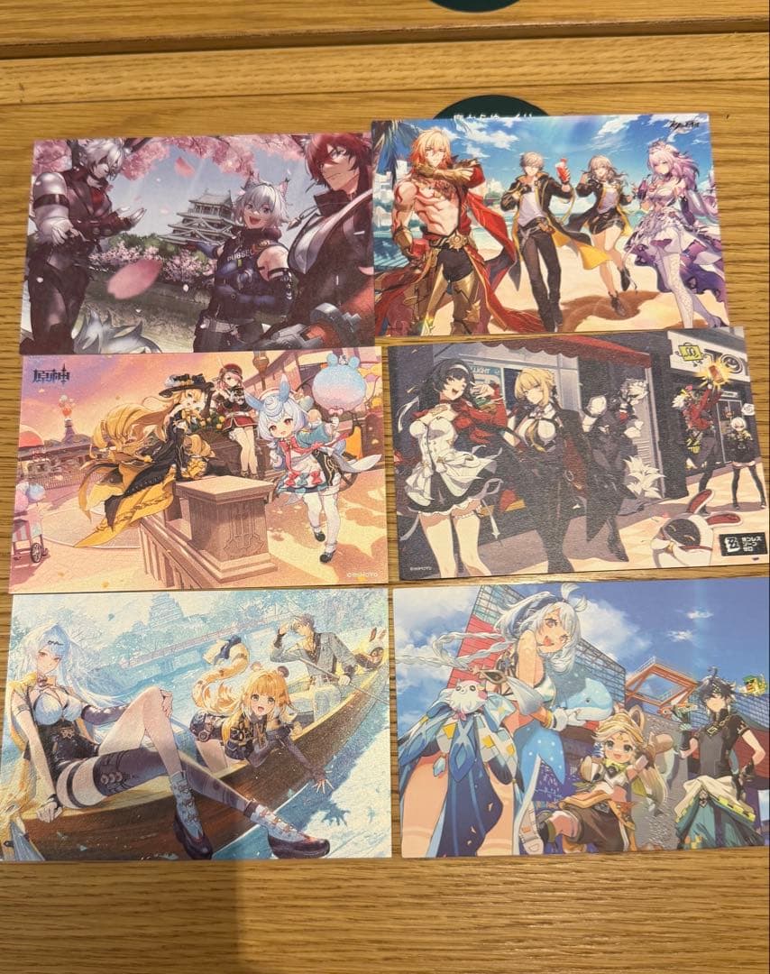 崩壊スターレイル スタレ ゼンゼロ 原神 ポストカード 20枚セット