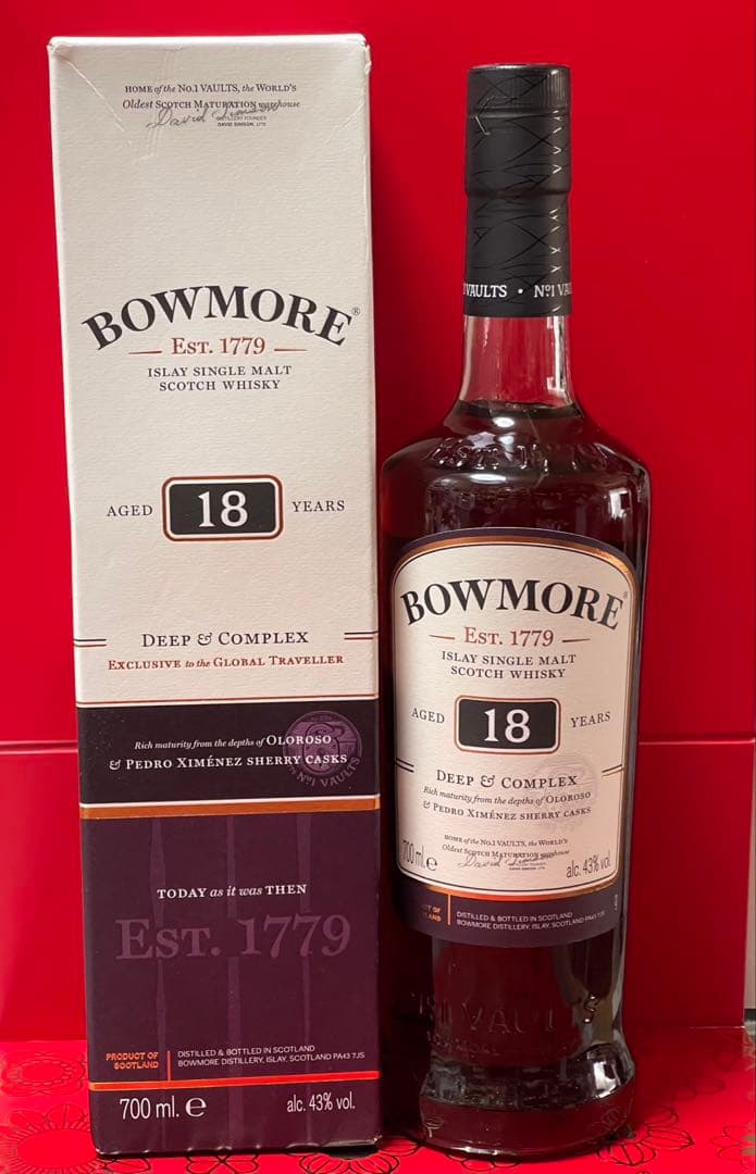 BOWMORE 18年 ウイスキー 700ml 43%