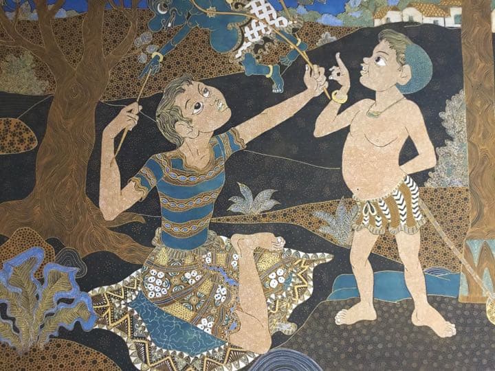 バティック絵画