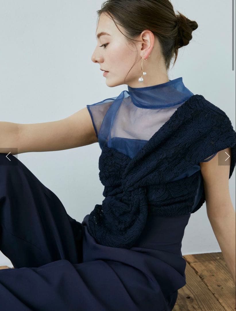 【最終値下げ】ラグナムーン エンブロイダリーツイストパンツドレス S