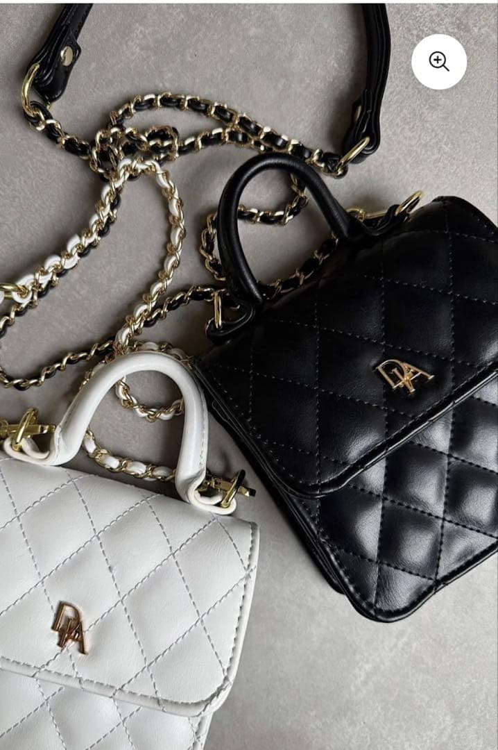 【そら】DIANTE レザーロゴミニバッグ