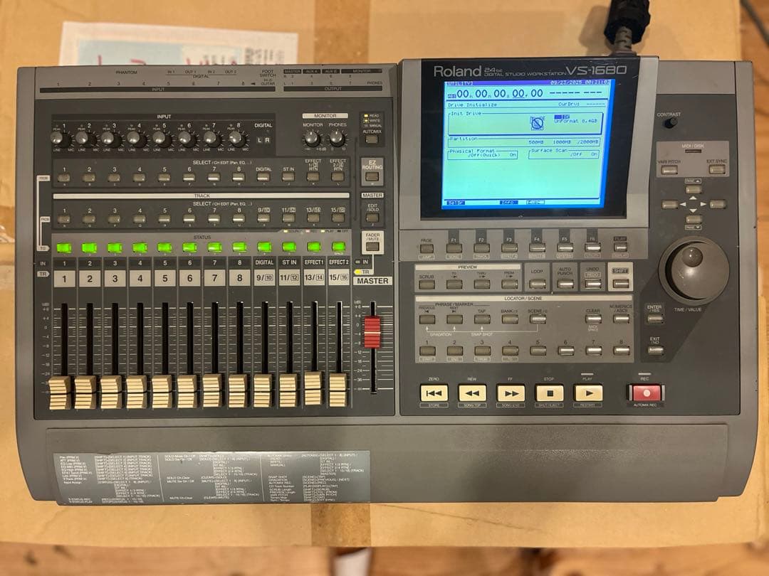 Roland VS-1680 VS8F-2×2 10G CD-RW付