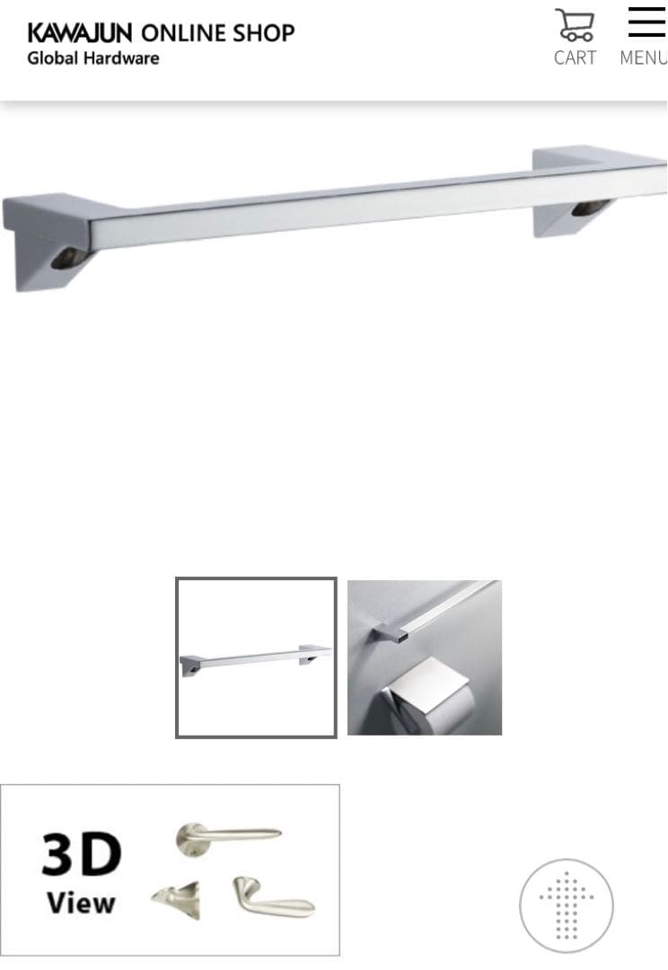 KAWAJUN タオルレール　クローム　10個