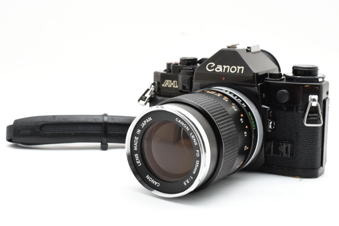 Canon A-1 ＋ FD135mm F3.5 レンズセット 動作・光学良好