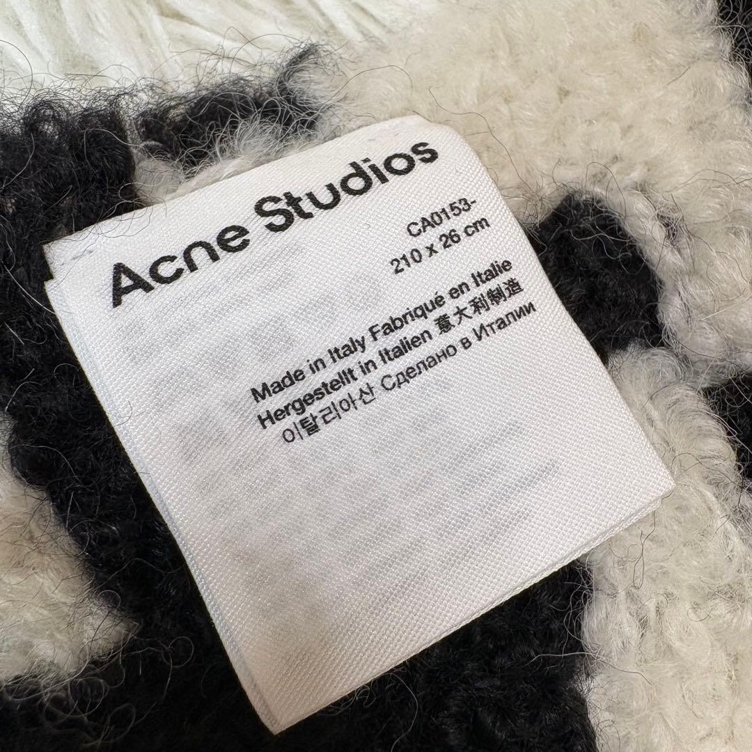 Acne studios アクネストゥディオス マフラー　千鳥格子　アルパカ
